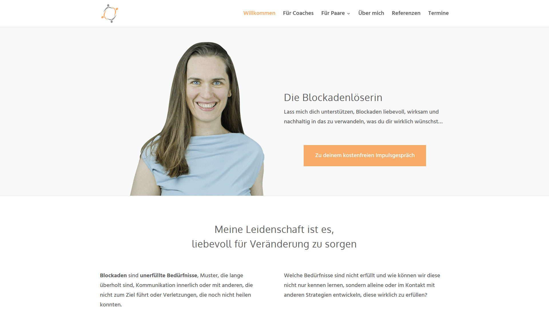 Entfaltungsort.de WordPress Divi Website für Dipl. Psychologin Linda Schroeter