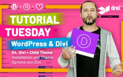 WordPress & Divi Tutorial 2022 (deutsch) – Teil 4: Divi Theme & Divi Child Theme Installation
